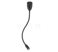 less 'n' more Zeus Z-BDL, lámpara de techo y pared LED, antracita/cabezal negro - regulador táctil