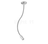 less 'n' more Zeus Z-MDL, lámpara de techo y pared LED, aluminio/cabezal aluminio - 45 cm - regulador táctil