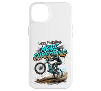 Less Pedaling More Shredding E-MTB Bici Eléctrica Descenso Carcasa para iPhone 14 Plus