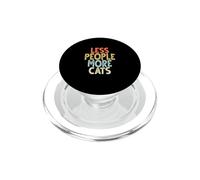 Less People More Cats PopSockets PopGrip para MagSafe