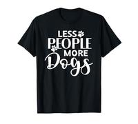 Less People More Dogs Shirt,Dog Lovers Less People More Dogs Camiseta