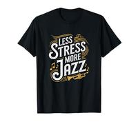 Less Stress More Jazz Camiseta