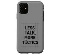 Less Talk, More Tactics, Funny Chess Player Quote Design Carcasa para iPhone 11