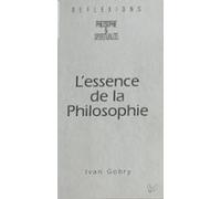 Lessence De La Philosophie (ebook)