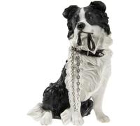Lesser and pavey LP08278 Figura | Sitting Border Collie Walkies | 1 pieza-15x9x17 cm Accesorio, Multicolor, h17cm