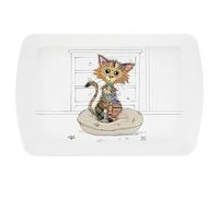 Lesser & Pavey - Bandeja pequeña para Servir con diseño británico | Bandeja de Cena para múltiples usos en el hogar | Bandejas para Gatitos Kimba para Servir Alimentos o Bebidas Bug Art