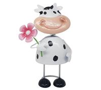 Lesser & Pavey Bright Eyes Cow by Bright Eyes - Figuras y Adornos para el hogar y la Oficina, Accesorios Decorativos para Interiores y Exteriores, Bonitos Regalos para Mujeres y Hombres