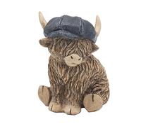 Lesser & Pavey Happy Highland, estatuas de Vaca de Las Tierras Altas para decoración del hogar | Adornos Amistad para Mujeres y Hombres | Bonito Centro de Mesa y Accesorios de