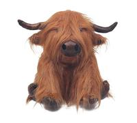 Lesser & Pavey Highland - Tope de puerta de vaca para el hogar y la oficina | Elegantes cuñas de puerta y topes de puerta para piso | Topes de puerta para interiores y exteriores | Cuñas de puerta