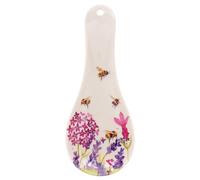 Lesser & Pavey Jennifer Rose Gallery - Soporte para cucharas de lavanda y abejas para cocina y hogar, bonito soporte para cucharas de diseño británico para accesorios de cocina, resistente al calor