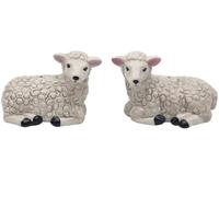 Lesser & Pavey Juego de salero y pimentero para todo tipo de cocina, juego de salero y pimentero de cerámica, bonitas salero y pimentero adecuado para el hogar (oveja)