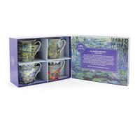 Lesser & Pavey LP93066A Monet - Tazas de Porcelana Fina, 4 Piezas, Multicolor, 12 x 8 x 9 cm, 300 ml