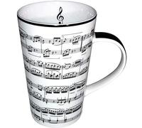 Lesser & Pavey LP93667A Making Music Latte - Taza de porcelana fina