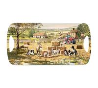 Lesser & Pavey Macneil Studios - Bandeja de Servir de diseño británico para múltiples usos en el hogar | Bandejas para Servir Alimentos o Bebidas | Bandeja Mediana para Servir Collie & Sheep
