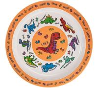 Lesser & Pavey Plato infantil | Diseño de dinosaurio | 1 pieza | Multicolor | 21,5 cm x 21,5 cm x 2 cm