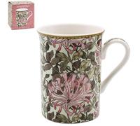 Lesser & Pavey - Taza de café de diseño británico | Tazas de café de cerámica para el hogar o el trabajo | Tazas grandes para bebidas calientes | Tazas de té y café de madreselva - William Morris