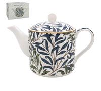 Lesser & Pavey - Tetera de cerámica de diseño británico | Tetera grande para servir bebidas calientes | Tetera para todos los tamaños familiares - William Morris, Willow Bough