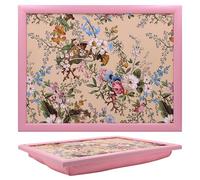 Lesser & Pavey William Kilburn - Bandeja de Regazo con cojín Acolchado, Adecuada para Bebidas, Alimentos, Desayuno y Laptop, Bandeja de Regazo de diseño Encantador para el hogar y la Oficina, William