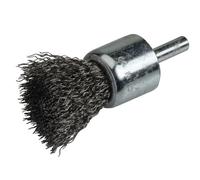 Lessmann Bricolaje Extremo Cepillo Con Mango 23mm, 0.30 Acero Cable LES45316107