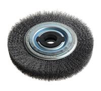 Lessmann Cepillo de Alambre de Acero, 200mm x 35-40mm, con Juego de 4+1 Adaptad