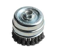 Lessmann Nudo Taza Cepillo 80mm M14x2, 0.50 Cable de Acero LES484217