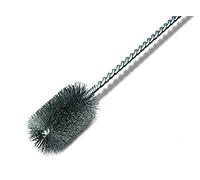 Lessmann Cepillo para calderas ø 35 mm con mango (para limpieza de calderas, cepillo de alambre de acero ondulado, longitud total 850 mm) 545311