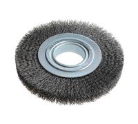 Lessmann Cepillo Rueda D178mm X W23-25 X 50 Orificio Juego 3 Cable de Acero 0.30