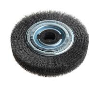 Lessmann Cepillo Rueda D200mm X W40-45 X 80 Orificio Juego 4+1 Acero Alambre
