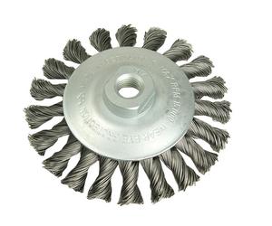 Lessmann Cónico Nudo Cepillo 115mm M14 Bore , 0.50 Cable de Acero LES472257