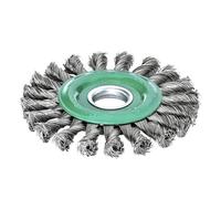 Lessmann Nudo Cepillo Rueda 115 x 14mm 22.2mm Calibre,0.50 Alambre de Acero