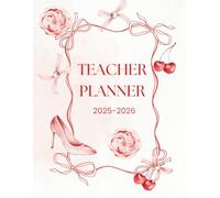 Lesson Planning for Educators: Monthly and Weekly Class Organizer for the School Year | Grade Logs and Teacher Diaries (January 2025 - December 2026)