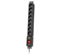 Lestar lath power 8 sockets, rack 19