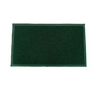 LESTARE - Felpudo de Goma rizos - 80x120 centímetros (Verde)
