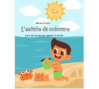 L'estate da colorare: Libro da colorare per bambini 3-6 anni