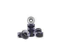 L'Estel Skates - Airwaves - Ruedas Airwaves Crystal - Set de 8 Ruedas + 16 Rodamientos - Accesorios para Quad Roller Street (Clear Crystal)