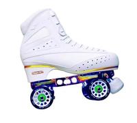 L'Estel Skates - Botas Edea Flamenco Freedom+Bases STD Skates Danza - Patinaje Artístico Ruedas (Blanco, 42)