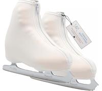 L'Estel Skates - CRS Cross Skates Neoprene Protective Skates Covers - Protectores de Neopreno para Botas de Patinaje Artístico Color CRS Cross - Patinaje Artístico (Blanco, L L 5-7/240/36-255/38)