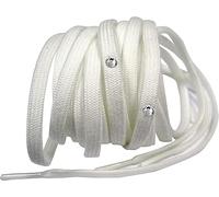 L'Estel Skates - Edea - Cordones con un Strass para Patinaje Artístico Edea (Blanco, 280/42)