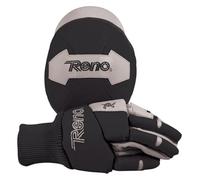 L'Estel Skates - Hockey Reno - Pack de Protecciones de Jugador de Hockey Patines - Guantes y Rodilleras Reno Iniciación (Negro, PRE Benjamin)