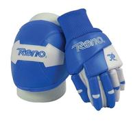 L'Estel Skates - Hockey Reno - Pack de Protecciones de Jugador de Hockey Patines - Guantes y Rodilleras Reno Iniciación (Azul, Benjamin)