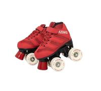L'Estel Skates - Patín Azemad Eclipse - Hockey Patines - Rink Hockey (Rojo, 32)