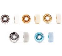 L'ESTEL SKATES - Roll Line - Roll-Line Giotto - Juego de 8 Ruedas +16 Cojinetes para Patinaje artístico sobre Ruedas para Patinaje Libre. Diámetro 57 mm. (49D)