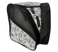 L'Estel Skates - TRANSPACK Mochila Ice para Snow, Ski y Patinaje (White Green Snow Flake)