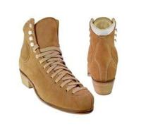 L'Estel Skates - Wifa - Botas Wifa Street Modelo Suede enteramente de Cuero - Patinaje Street y Danza Urbana (Honey, EU 36 (US 5 1/4))