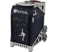 L'Estel Skates - ZUCA - ZUCA Sport Print Ice Queen - Carro Zuca Gris con Funda Ice Queen Navy - Trolley/Bolsa/Maleta/Silla Porta Patines Zuca - Patinaje Artístico