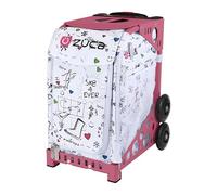 L'Estel Skates - ZUCA - ZUCA Sport Print SK8 - Carro Zuca Rosa con Funda SK8 - Trolley/Bolsa/Maleta/Silla Porta Patines Zuca - Patinaje Artístico
