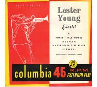 Lester Young - LESTER YOUNG QUARTET - THREE LITTLE WORDS 7in (31426)