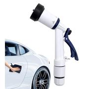 Lesunbak Boquilla de manguera de jardín, multifuncional de alta presión, pulverizador de mano para manguera de jardín, para regar plantas, césped, lavado de coches, ducha, mascotas, desagües