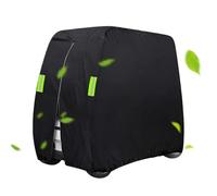Lesunbak Caja para carrito de golf, cubierta impermeable para carrito de golf, portátil, resistente al viento, accesorios de toldo para garaje, lluvia, adultos, pasajeros