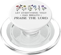 Let Everything That Has Breath Praise The Lord Christian God PopSockets PopGrip para MagSafe